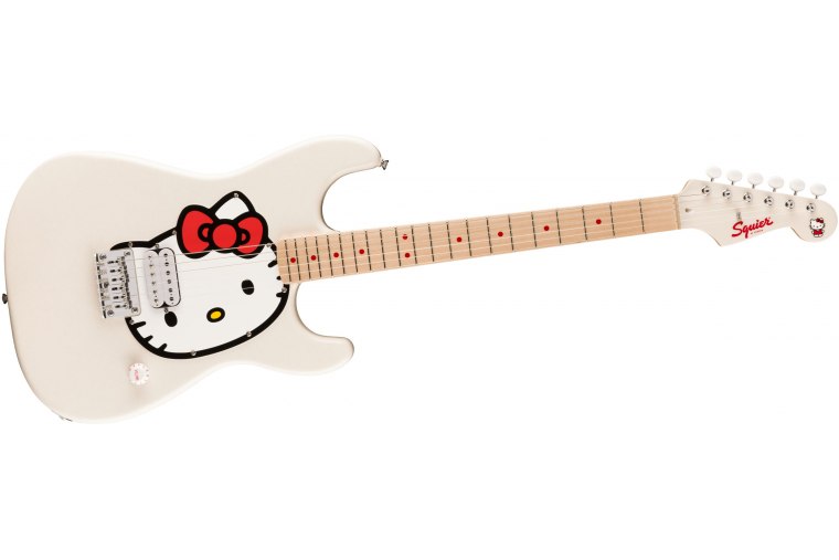Squier Limited Edition Fender x Hello Kitty White Stratocaster