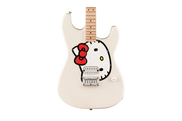 Squier Limited Edition Fender x Hello Kitty White Stratocaster