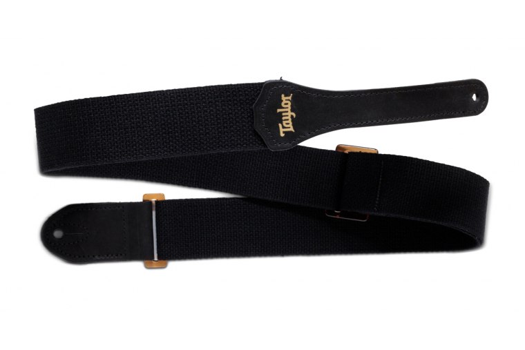 Taylor GS Mini Cotton Guitar Strap - BK