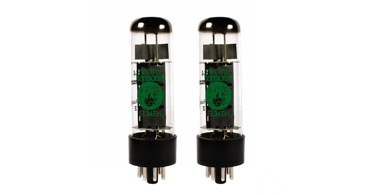Electro Harmonix EL34 Platinum Matched Pair | Gino Guitars Electro Harmonix EL34 Platinum Matched Pair | Gino Guitars