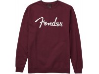 Fender Spaghetti Logo Pullover Maroon - L