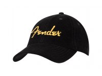 Fender Gold Spaghetti Logo Corduroy Baseball Hat