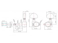 Grover Original Rotomatics 3x3 18:1 Gear Ratio - CH