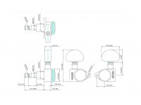 Grover Roto-Grip Locking Rotomatics 3x3 - BC