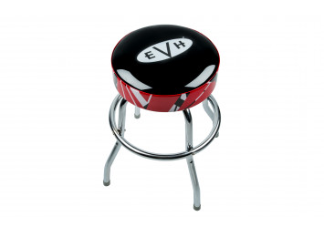 EVH Logo Bar Stool with Striped Trim