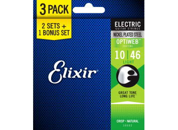 Elixir 19052 Optiweb Electric Light 10/46 3-Pack