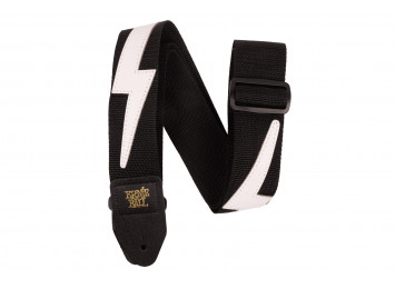 Ernie Ball Premium White Lightning Guitar Strap