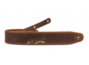 Maton Deluxe Leather Padded Guitar Strap - BR