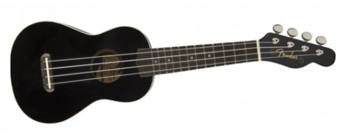 Fender Venice Soprano Ukulele - BK