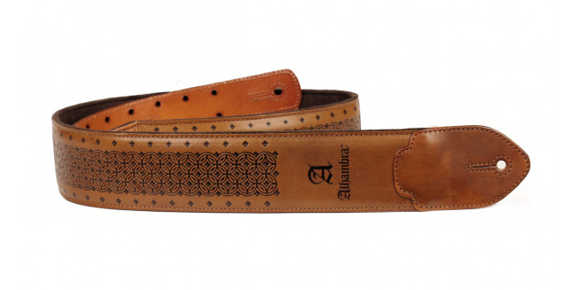 Alhambra Engraved Guitar Strap