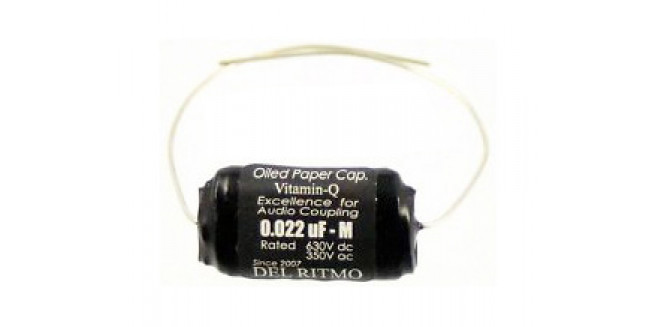 Allparts Vitamin Q .022 µF Black Candy Capacitor