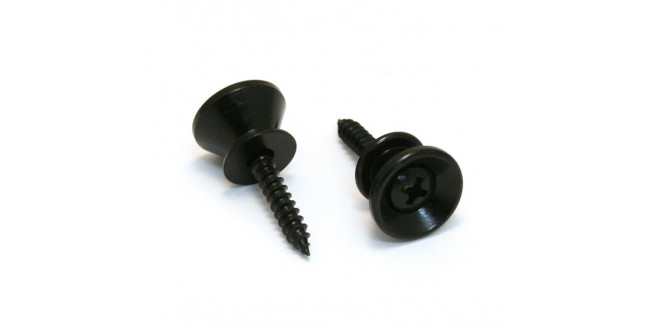 Gotoh Strap Buttons w/Screws - BK