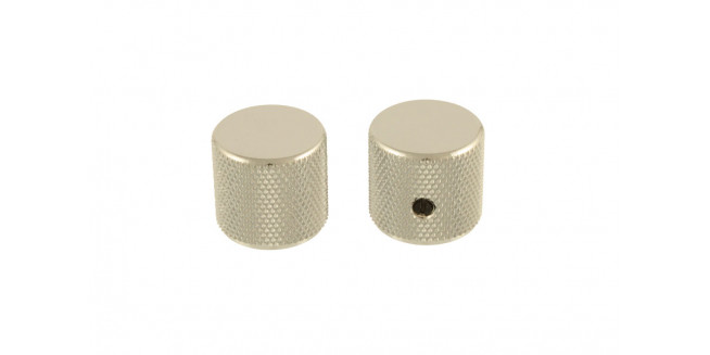 Allparts Metal Barrel Knobs - NH