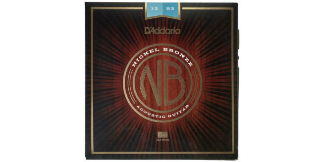 D'Addario NB1253 Nickel Bronze, Light, 12-53