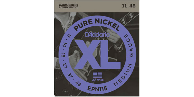 D'Addario EPN115 Pure Nickel, Blues/Jazz Rock, 11-48