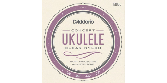 D'Addario EJ65C Pro-Arté Nylon Ukulele, Concerto