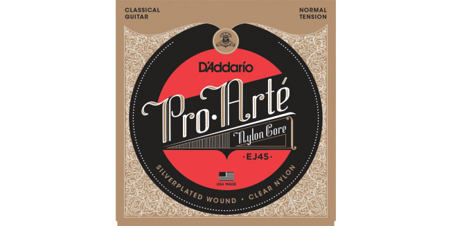 D'Addario EJ45 Pro-Arté Nylon, Normal Tension