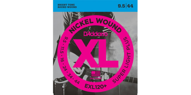 D'Addario EXL120+ Nickel Wound, Super Light Plus, 9.5-44