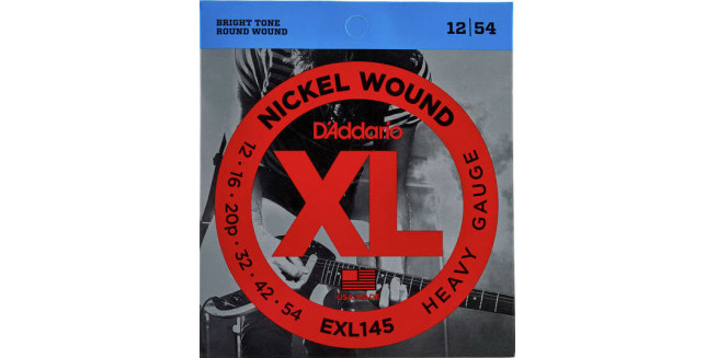 D'Addario EXL145 Nickel  Wound, Heavy, 12-54