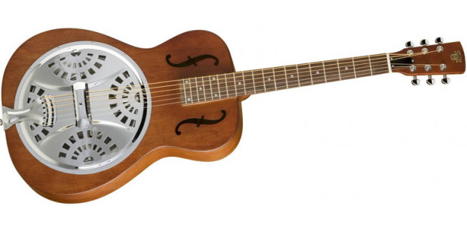 Dobro Hound Dog Round Neck