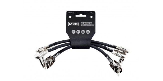 MXR 3PDCP06 Instrument Patch Cables - 15cm - 3-Pack