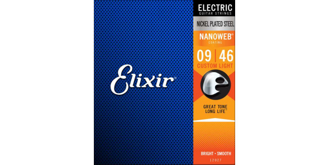 Elixir 12027 Nanoweb Electric Custom Light 09/46