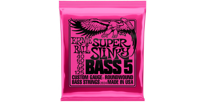 Ernie Ball 2824 Nickel Wound 5-Strings Super Slinky 40/125