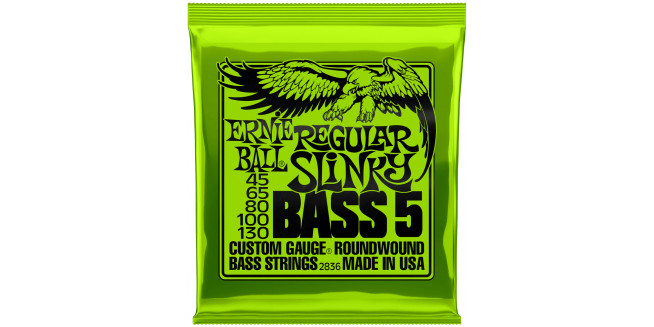 Ernie Ball 2836 Nickel Wound 5-Strings Regular Slinky 45/130