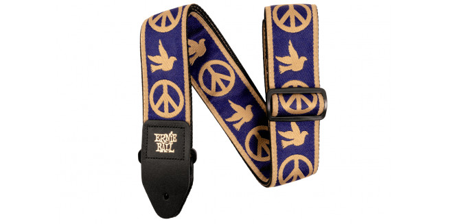 Ernie Ball Jacquard Peace Love Dove Guitar Strap - NB