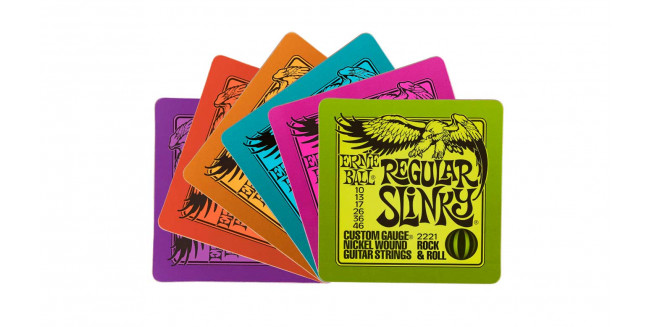 Ernie Ball Slinky Coasters 6-Pack