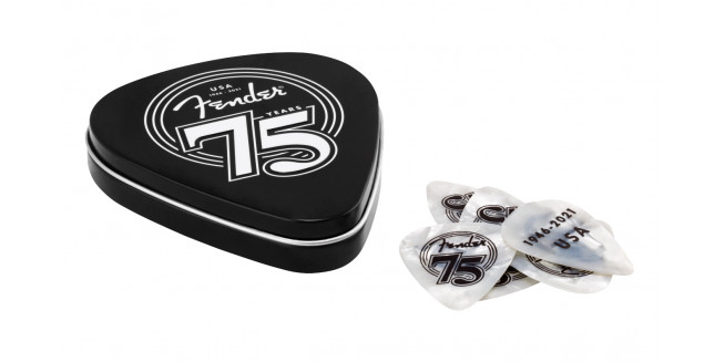 Fender 75th Anniversary Pick Tin x 18