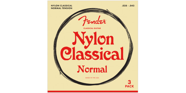 Fender Classical Nylon Guitar Strings - 3-Pack
