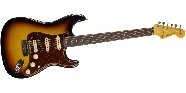 Fender Custom 1961 Stratocaster HSS Journeyman Relic - 3CS