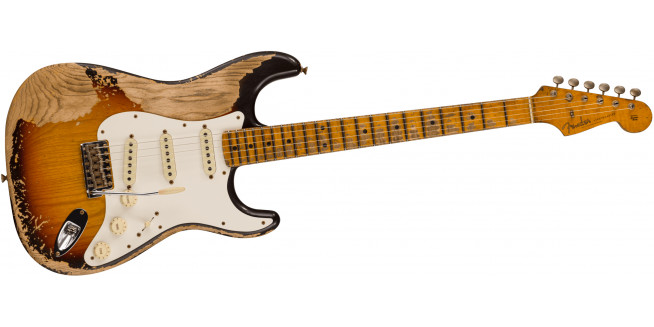 Fender Custom Limited Edition Red Hot Strat Super Heavy Relic - FC3CS