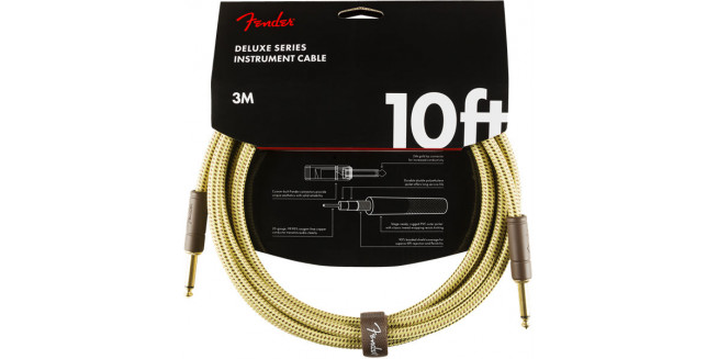 Fender Deluxe Series Instrument Cable - 3m - TW