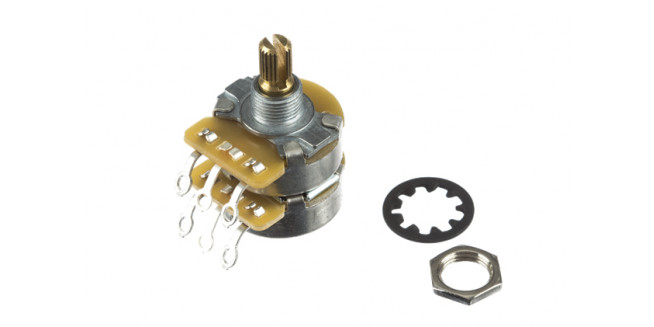 Fender Dual 500K/250K Split Shaft Potentiometer