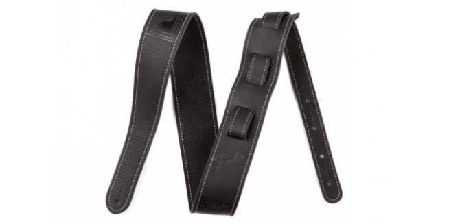 Fender Monogram Leather Strap - BK