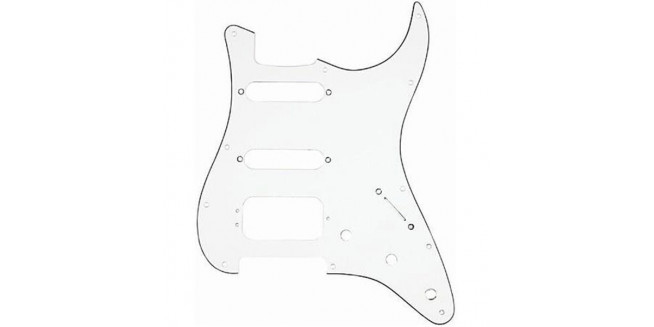 Fender Modern Strat 11 Hole Pickguard HSS - WH