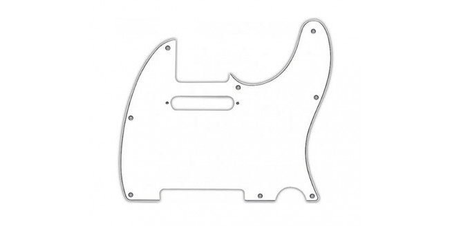 Fender Modern Tele 8 Hole Pickguard - WH