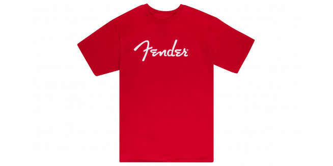 Fender Spaghetti Logo T-Shirt Dakota Red - S