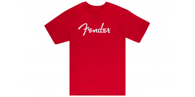 Fender Spaghetti Logo T-Shirt Dakota Red - XL