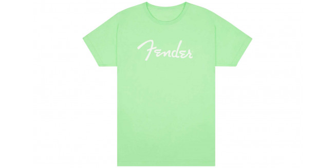 Fender Spaghetti Logo T-Shirt Surf Green - S