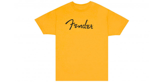 Fender Spaghetti Logo T-Shirt Butterscotch Blonde - XL