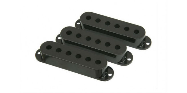 Fender Stratocaster Pickup Cover Set - BK