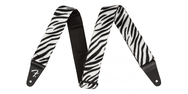 Fender Wild Animal Print Strap - Zebra