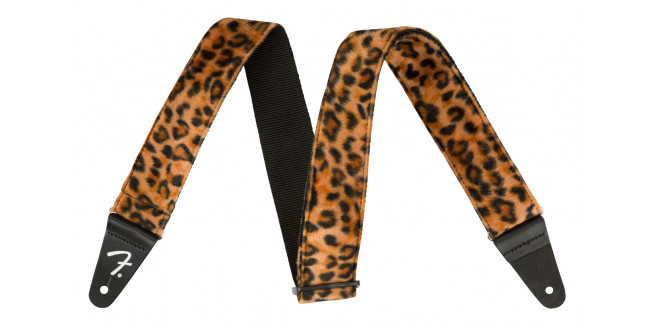 Fender Wild Animal Print Strap - Leopard