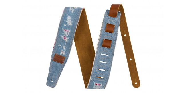 Fender X Wrangler Ripped Denim Strap - ID