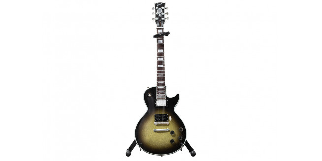 Gibson Adam Jones Silverburst Les Paul 1:4 Scale Mini Guitar Model