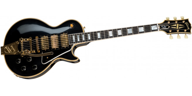 Gibson Custom 1957 Les Paul Custom Reissue "Black Beauty" 3-Pickup Bigsby VOS