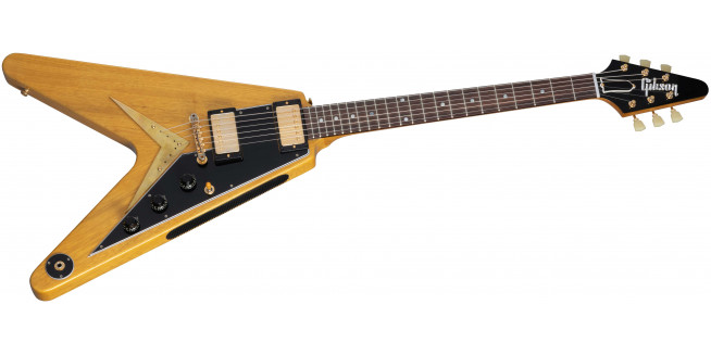 Gibson Custom 1958 Korina Flying V Reissue - BKP